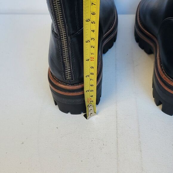 Kork Ease Vivi Womens Black Leather Lug Sole Ankle Boots NWOB Size 8 - Picture 9 of 12